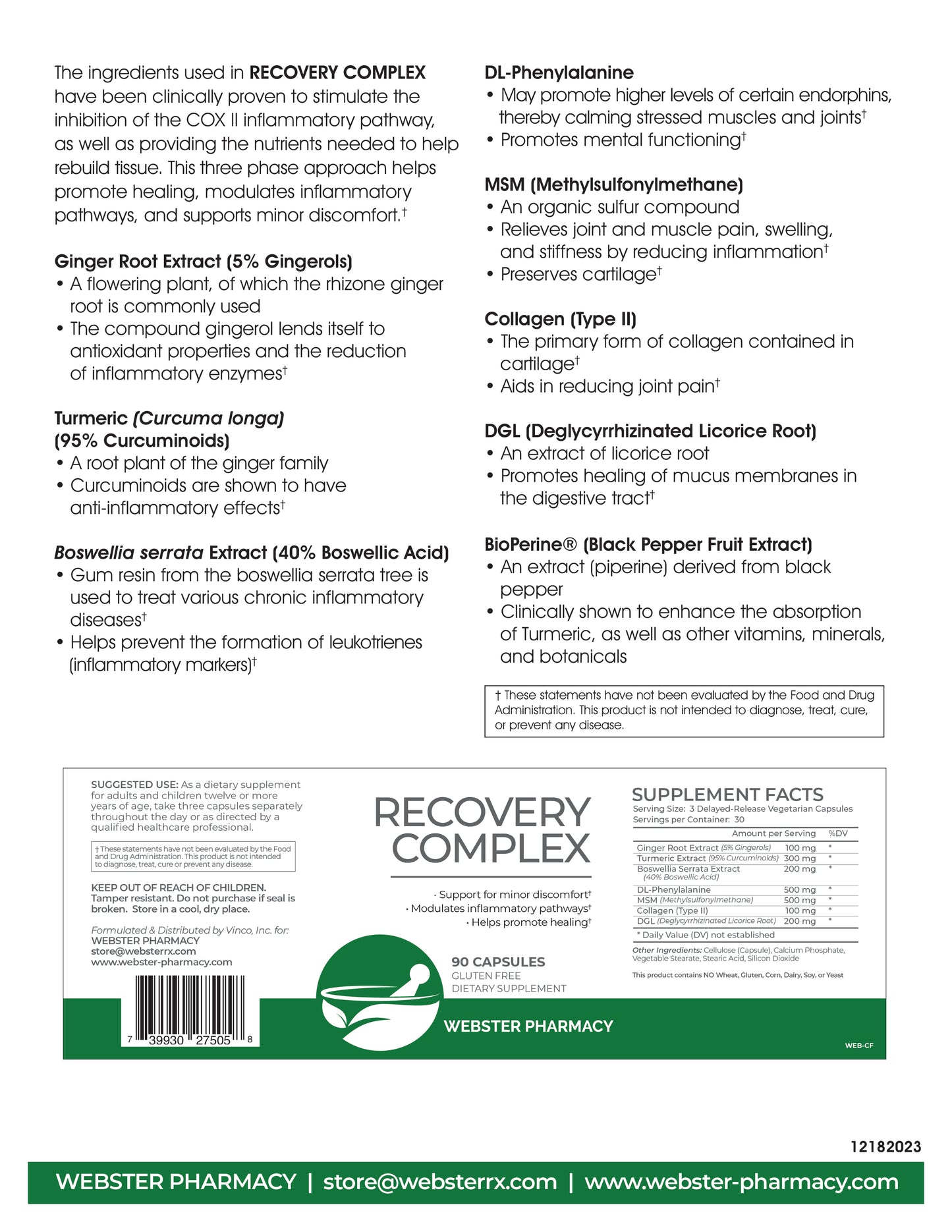 Recovery Complex